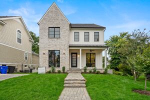 Front Exterior Lyon Village Home - Ten Penny Homes